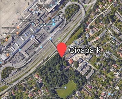 Map Google Civapark Geneve